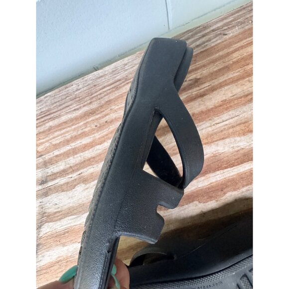 Black Crocs Womens Slip-On Sandals W10 Lightweight & Comfortable - Picture 10 of 10